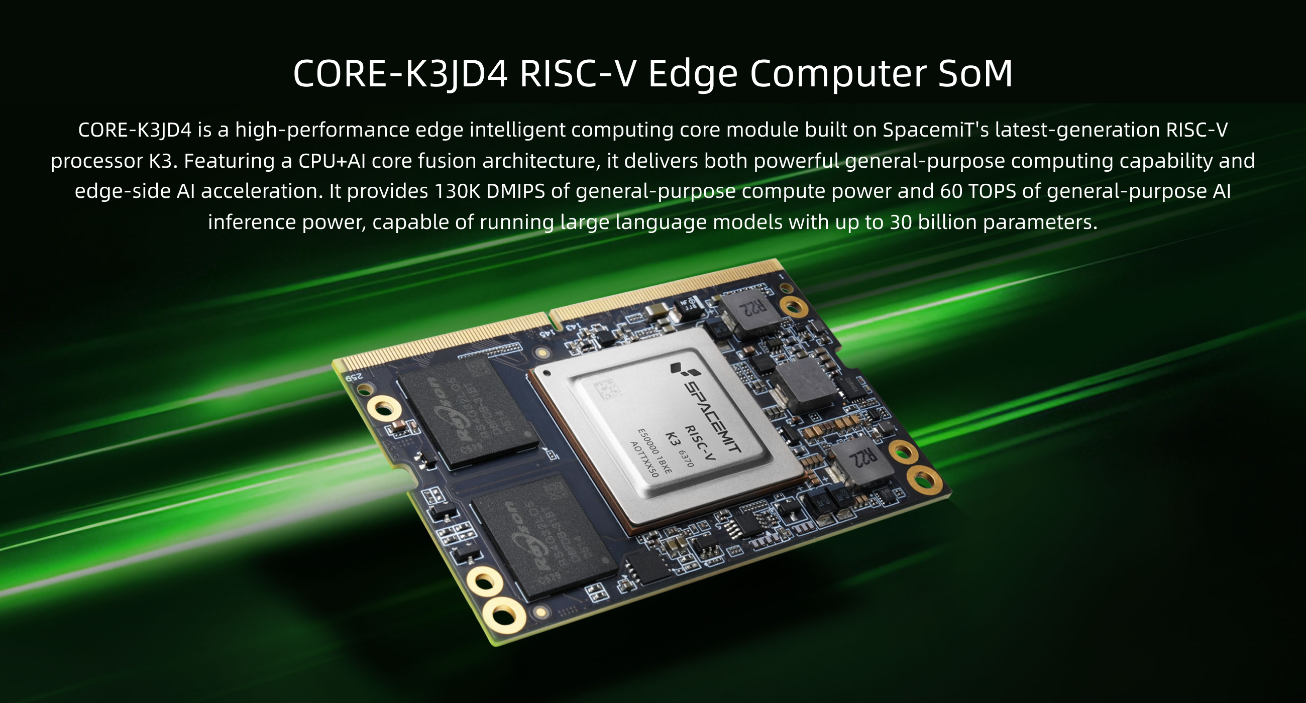 CORE-K3JD4 RISC-V Edge SoM